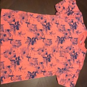 Floral print huf tshirt